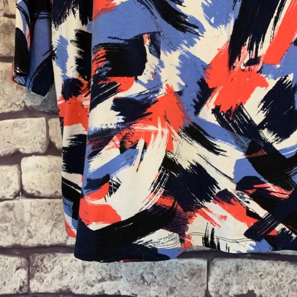 Laura Ashley 2X Multicolored Top - Picture 8 of 9